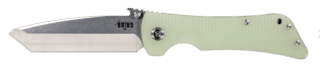 Southern Grind Bad Monkey 4" Tanto Folding Knife with Emerson opener features a Jade Green handle